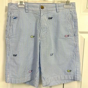 Vineyard Vines for Kentucky Derby 9” Seersucker Breaker Shorts
